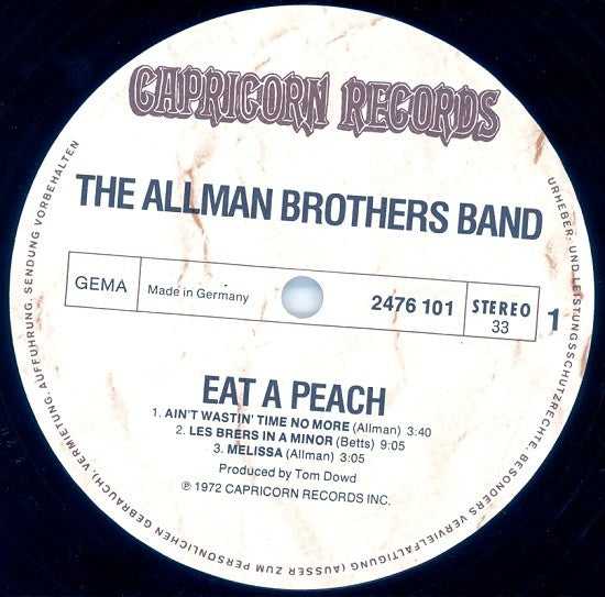 Allman Brothers Band - Eat A Peach
