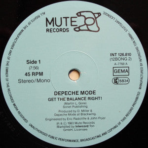 Depeche Mode - Get The Balance Right!