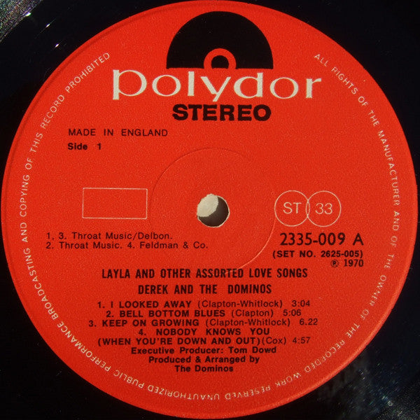 Derek & The Dominos - Layla And Other Assorted Love Songs