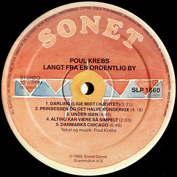 Krebs, Poul – Langt Fra En Ordentlig By