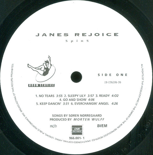 Janes Rejoice – Spins