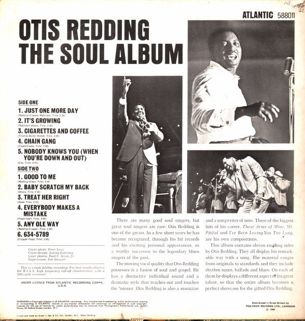 Redding, Otis - The Soul Album