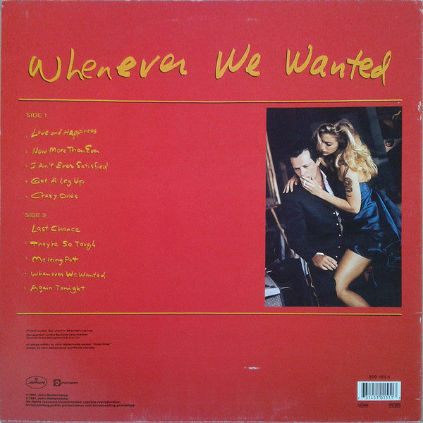 Mellencamp, John - Whenever We Want