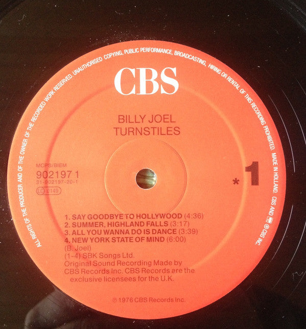 Joel, Billy – Turnstiles