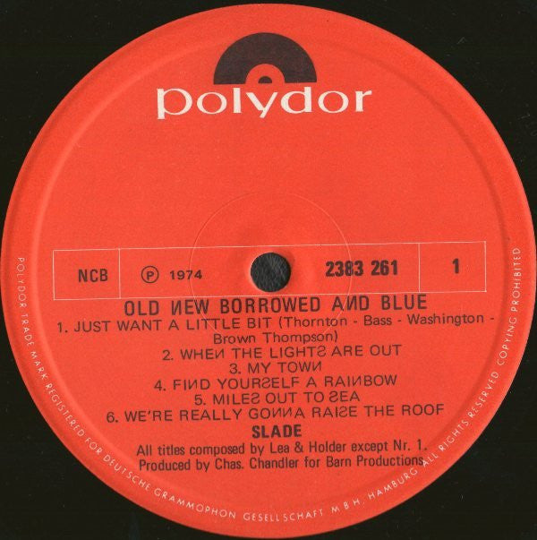 Slade - Old New Borrowed And Blue