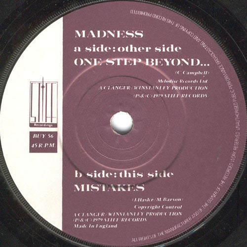 Madness - One Step Beyond