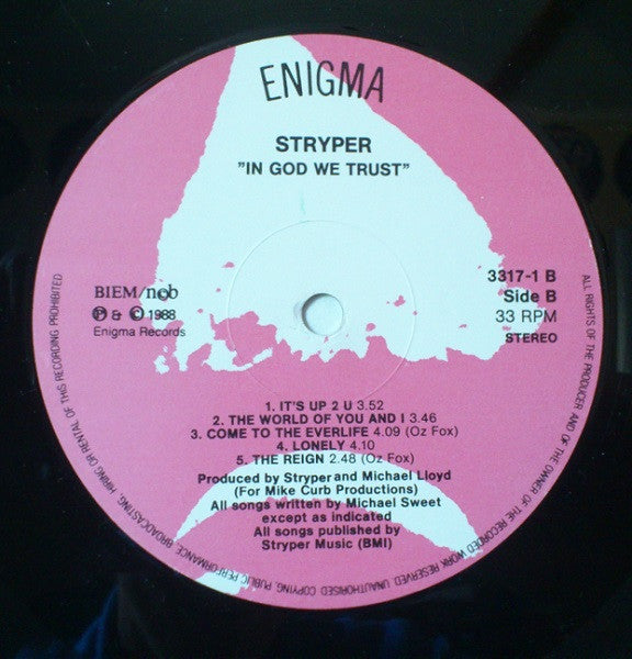 Stryper - In God We Trust