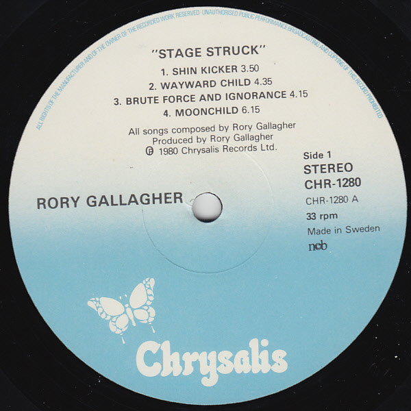 Gallagher, Rory – Stage Struck