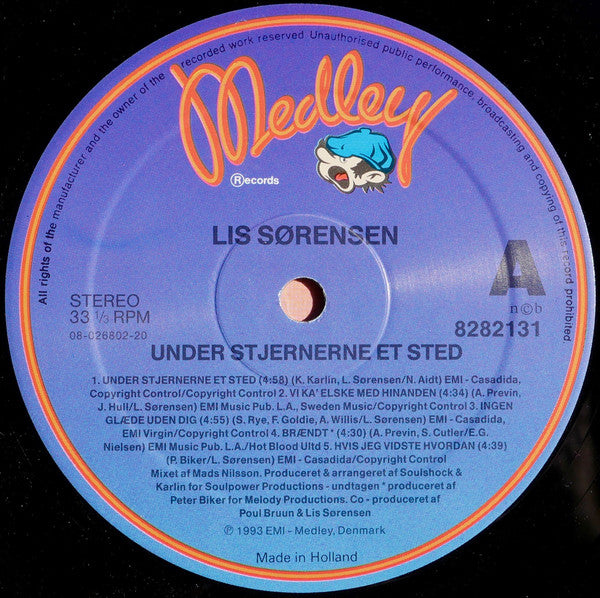 Sørensen, Lis – Under Stjernerne Et Sted