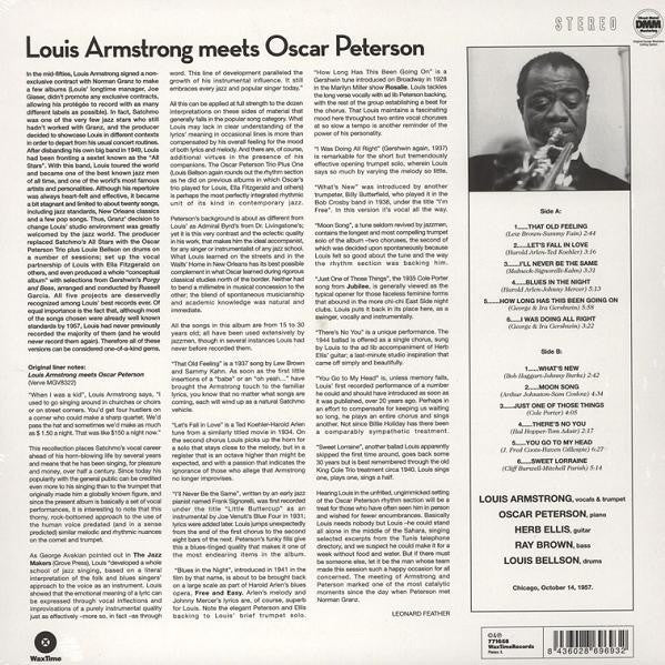 Armstrong, Louis - Meets Oscar Peterson