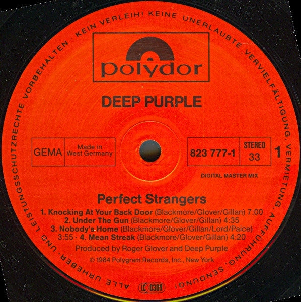 Deep Purple - Perfect Strangers