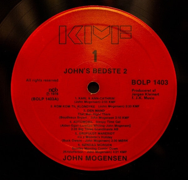 Mogensen, John – John's Bedste 2