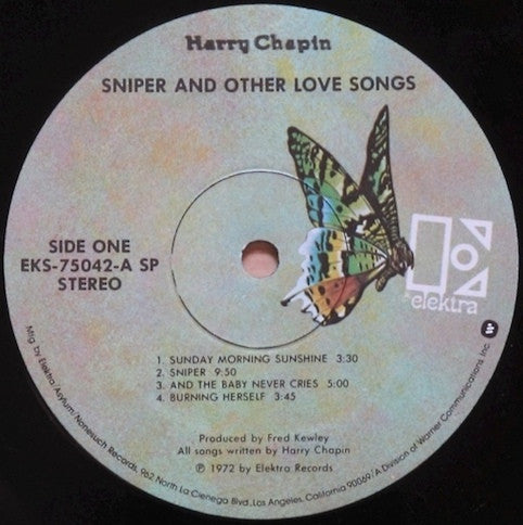 Chapin, Harry – Sniper And Other Love Songs