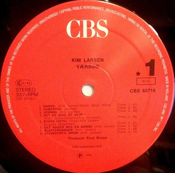 Larsen, Kim - Værsgo
