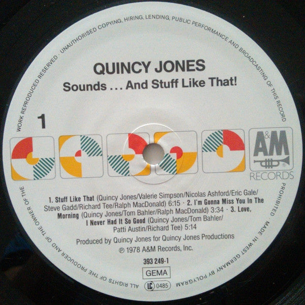 Jones, Quincy - Sounds... And Stuff Like That !!