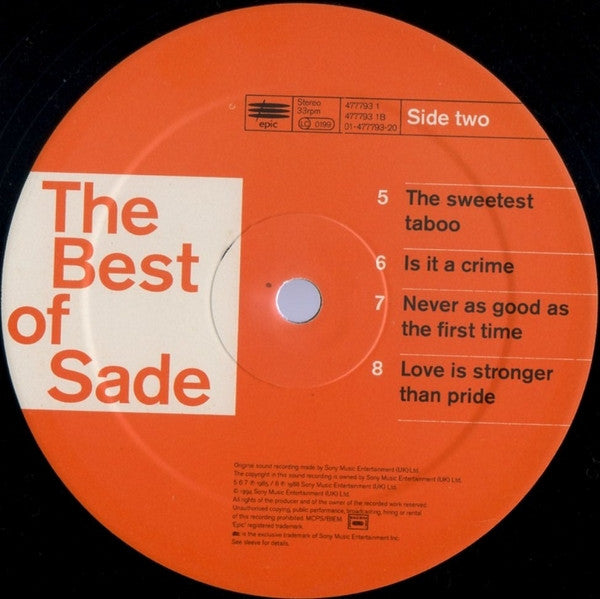 Sade - Best Of Sade