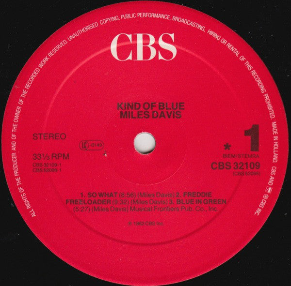 Davis, Miles - Kind Of Blue