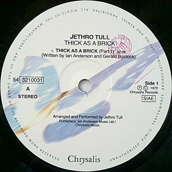 Jethro Tull - Thick As A Brick