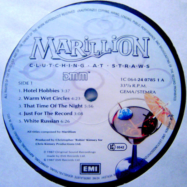Marillion - Clutching At Straws