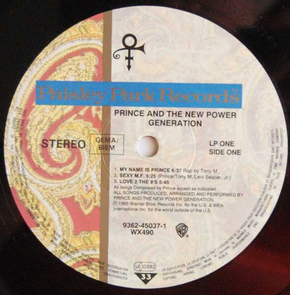 Prince - Prince And The New Power Generation