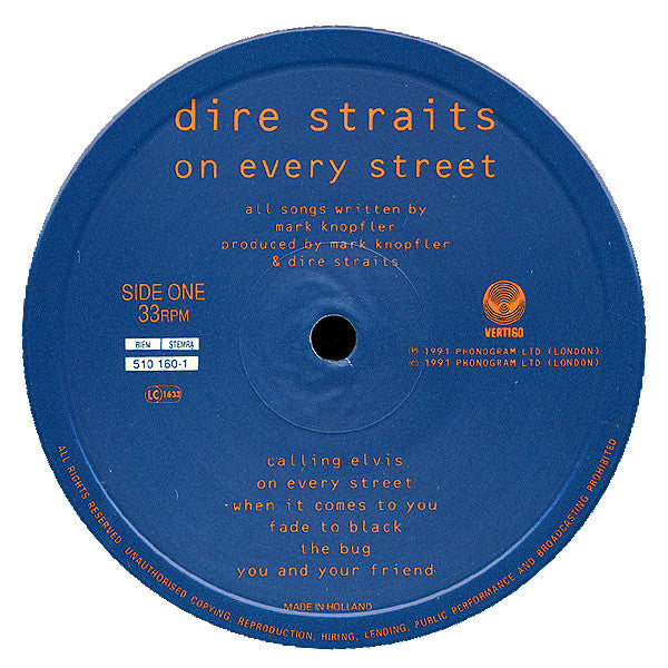 Dire Straits - On Every Street