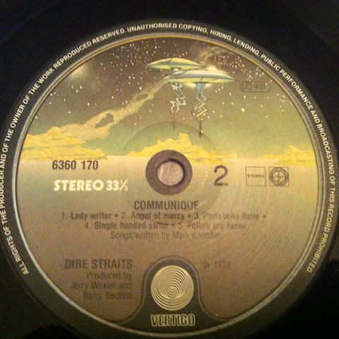 Dire Straits - Communiqué