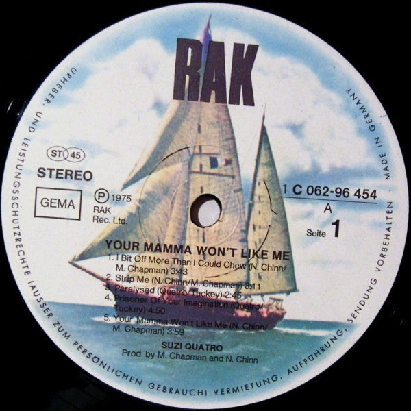 Quatro, Suzi - Your Mamma Won't Like Me