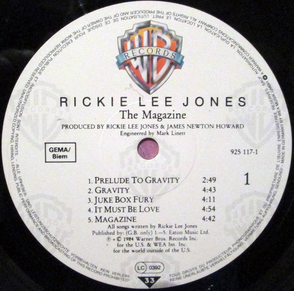 Jones, Rickie Lee – The Magazine
