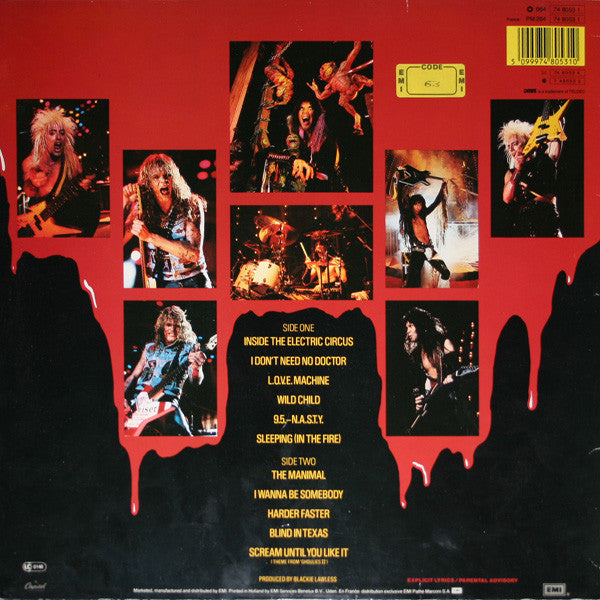 W.A.S.P. - Live ... In The Raw