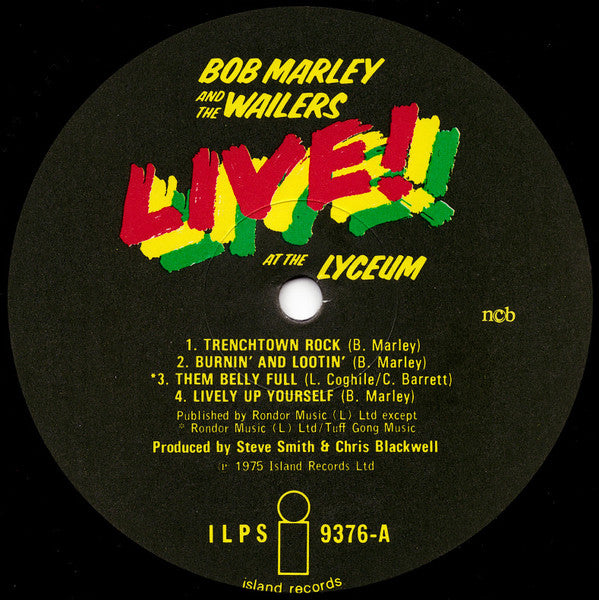 Marley, Bob And The Wailers - Live At Lyceum