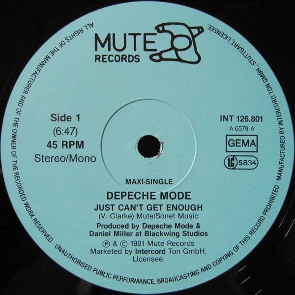 Depeche Mode – Just Can't Get Enough