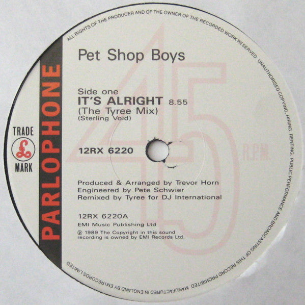 Pet Shop Boys - It's Alright