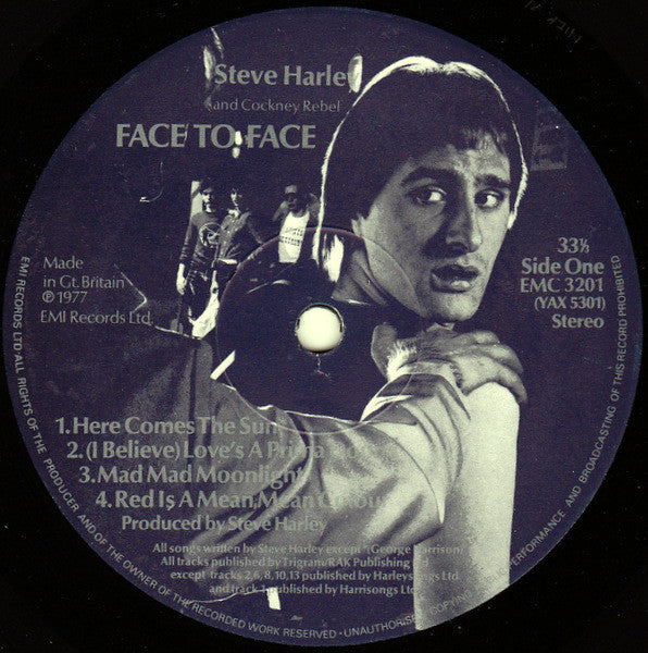 Harley, Steve And Cockney Rebel - Face To Face
