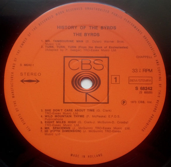 Byrds - History Of The Byrds