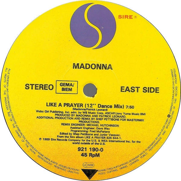 Madonna - Like A Prayer