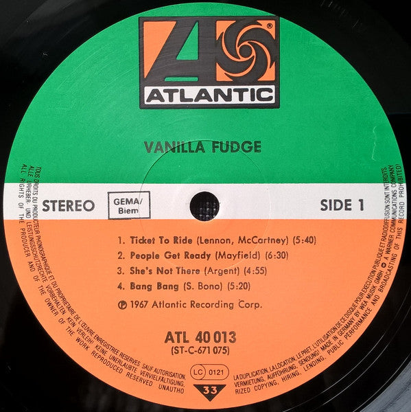 Vanilla Fudge – Vanilla Fudge