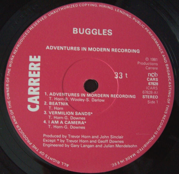Buggles – Adventures In Modern Recording