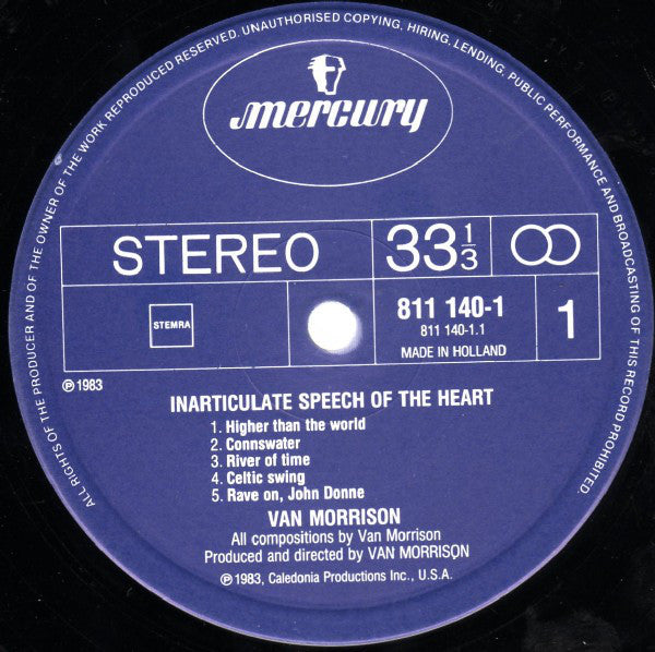 Morrison, Van - Inarticulate Speech Of The Heart