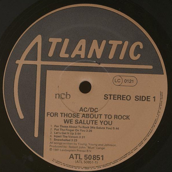 AC/DC - For Those About To Rock