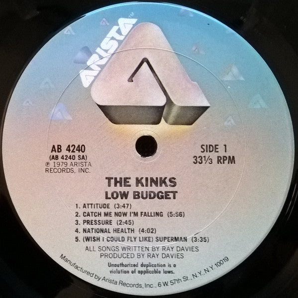 Kinks - Low Budget