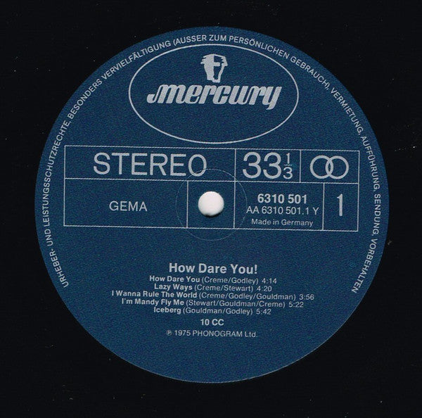 10cc - How Dare You!