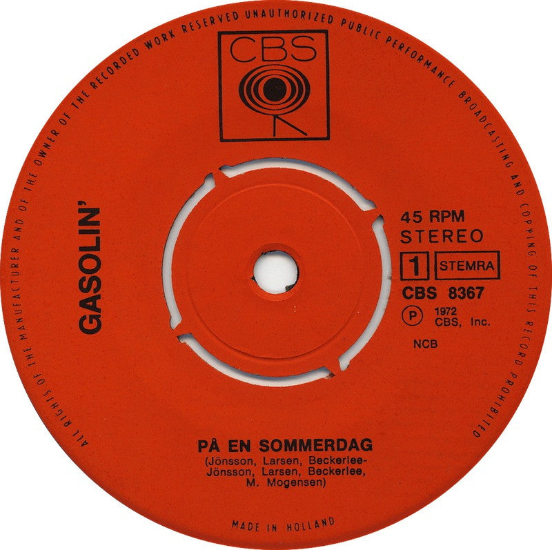 Gasolin' - På En Sommerdag