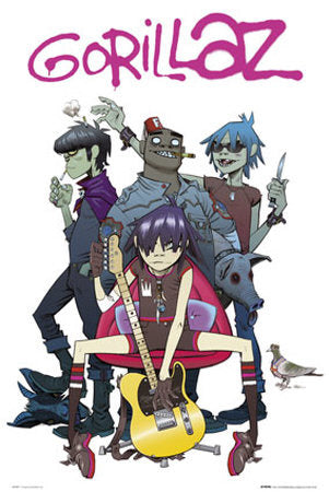 Gorillaz - Band - Poster