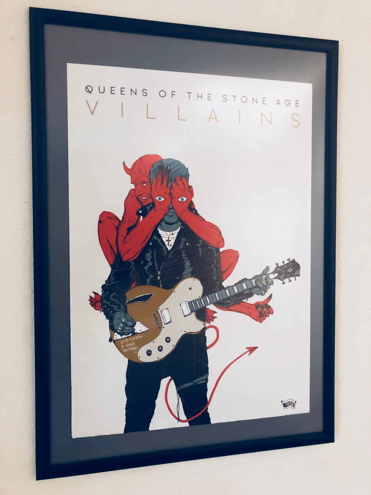 Queens Of The Stone Age - Villains Tour Poster