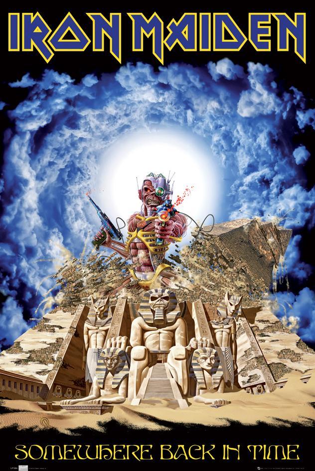 Iron Maiden - Somewhere Back In Time - Poster.