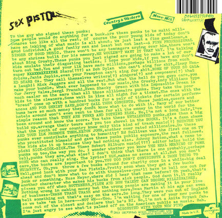 Sex Pistols - Pretty Vacant.