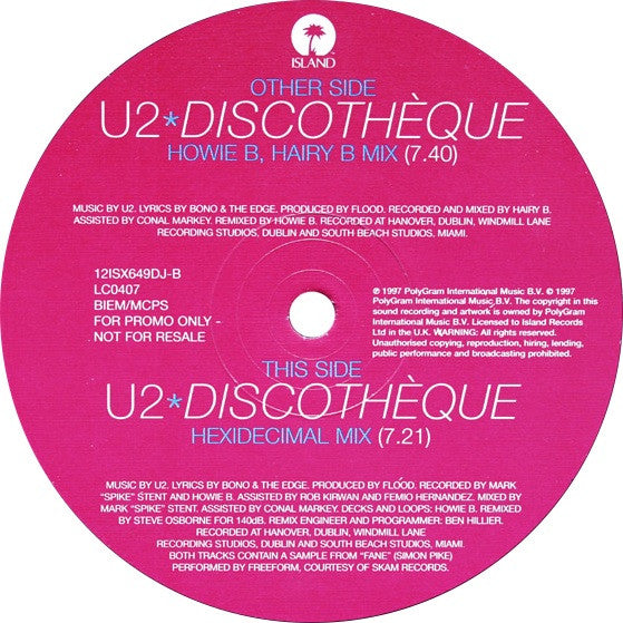 U2 - Discothèque