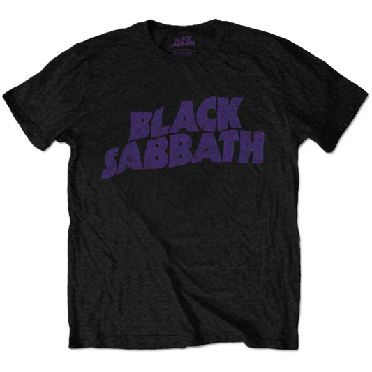 Black Sabbath Wavy Logo - T-Shirt