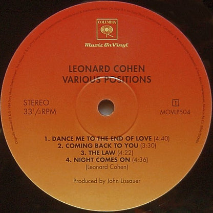 Cohen, Leonard - Various Positions