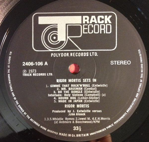 John Entwistle - Rigor Mortis Sets In